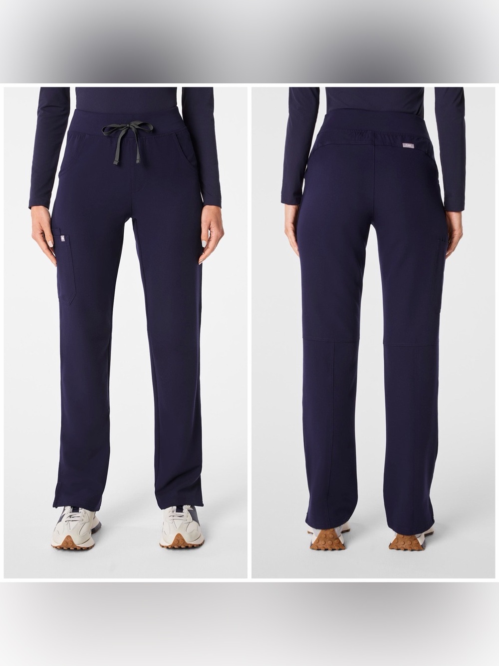 Figs Kade Cargo Navy Scrub Trousers (Size M/P)